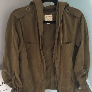 Green Zip Up Jacket